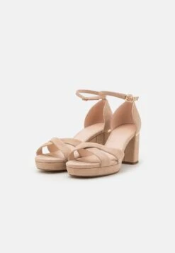 LEATHER - Plateausandalette - Beige 8 LEATHER - Plateausandalette - Beige -Anna Field Verkäufe 03317e61a03545bbbb00ce7b4896c308