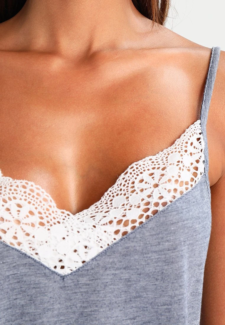 Anna Field SET - Nachtwäsche Set - Off-white/dark Blue 5 Anna Field SET - Nachtwäsche Set - Off-white/dark Blue – Bild 5