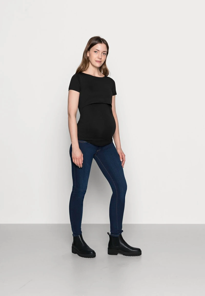NURSING 2er PACK - Basic T-shirt - T-Shirt Basic - Dark Blue/black 1 NURSING 2er PACK - Basic T-shirt - T-Shirt Basic - Dark Blue/black