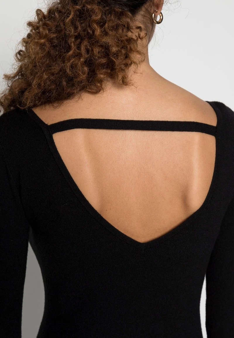 Anna Field OFFENER RÜCKEN BODYCON MINI STRICKKLEID - Etuikleid - Black 5 Anna Field OFFENER RÜCKEN BODYCON MINI STRICKKLEID - Etuikleid - Black – Bild 5