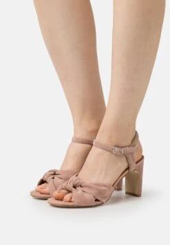 Anna Field LEATHER - Riemensandalette - Light Pink