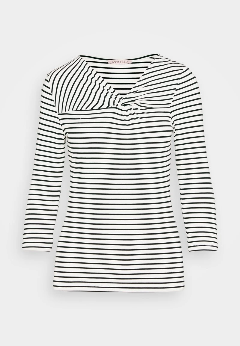 Anna Field Langarmshirt - White/black 5 Anna Field Langarmshirt - White/black – Bild 5