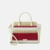 Anna Field Handtasche - Off-white/red