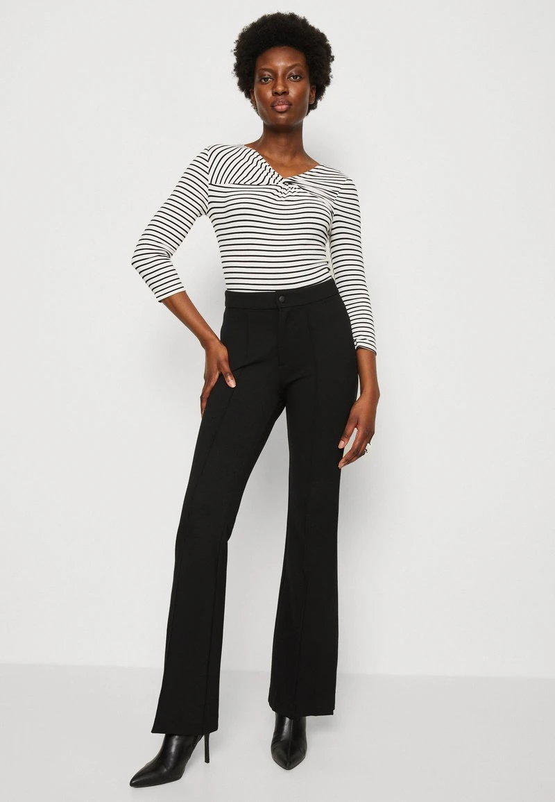 Anna Field Langarmshirt - White/black 4 Anna Field Langarmshirt - White/black – Bild 4