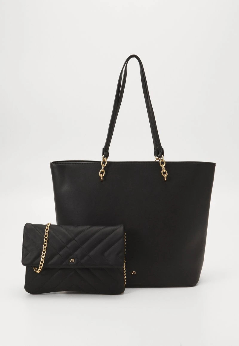 Anna Field SET - Shopping Bag - Black 1 Anna Field SET - Shopping Bag - Black