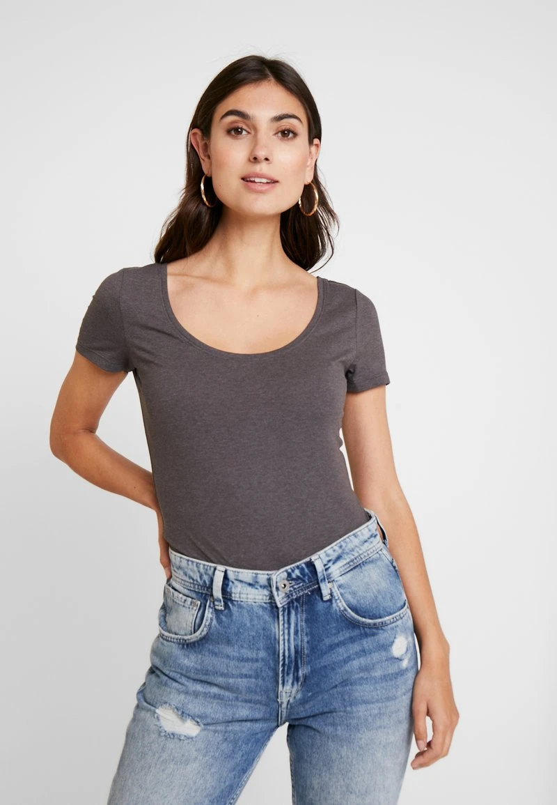 Anna Field 3 PACK - T-Shirt Basic - White/black/dark Grey 2 Anna Field 3 PACK - T-Shirt Basic - White/black/dark Grey – Bild 2