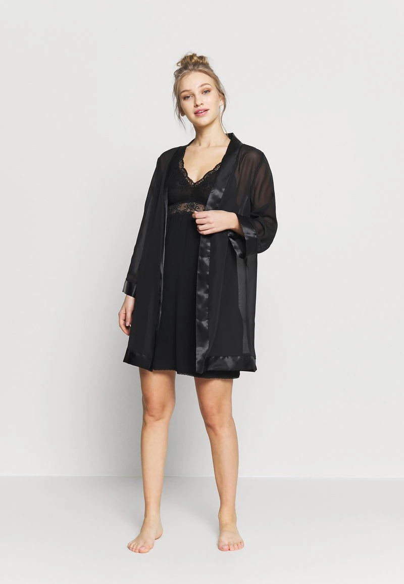 Anna Field ANNA VISCOSE DRESS - Nachthemd - Black 2 Anna Field ANNA VISCOSE DRESS - Nachthemd - Black – Bild 2