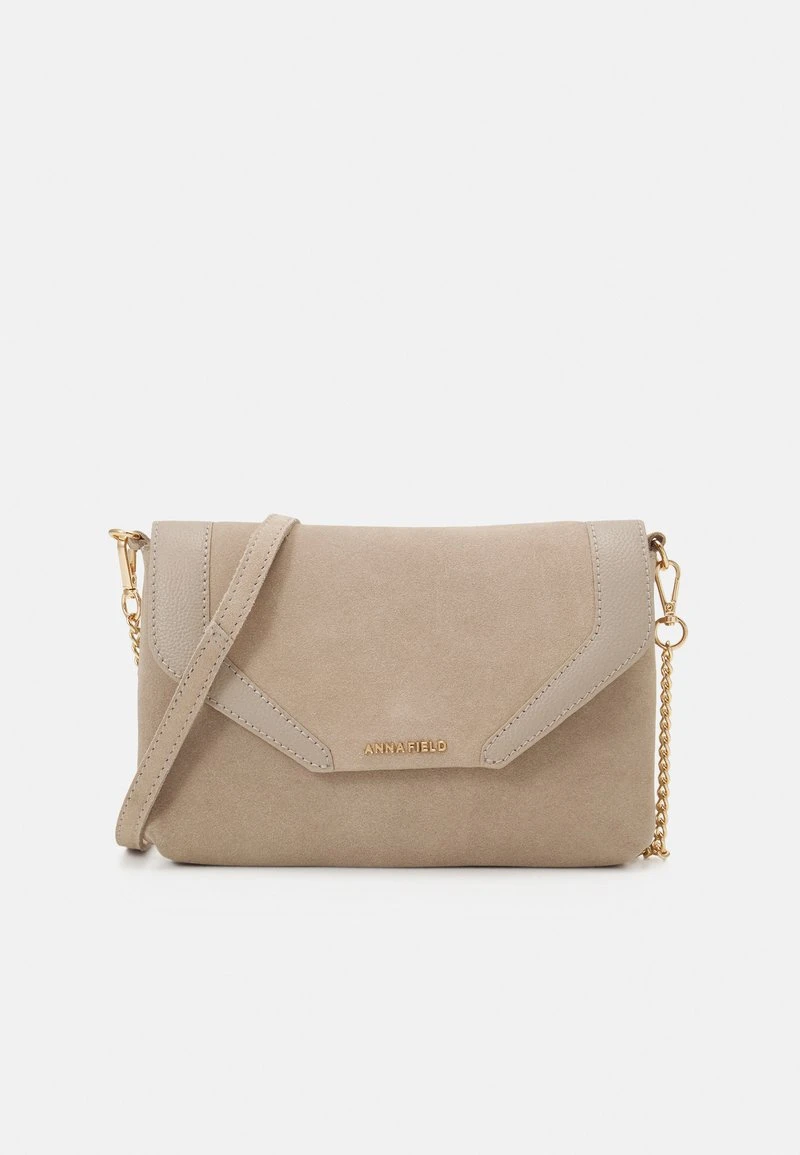 Anna Field LEATHER - Clutch - Taupe 1 Anna Field LEATHER - Clutch - Taupe