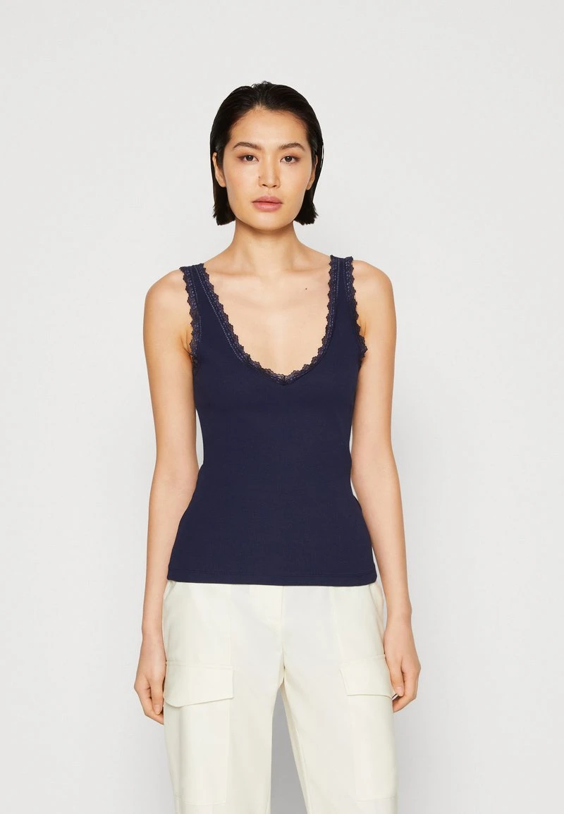 Anna Field Top - Dark Blue 1 Anna Field Top - Dark Blue
