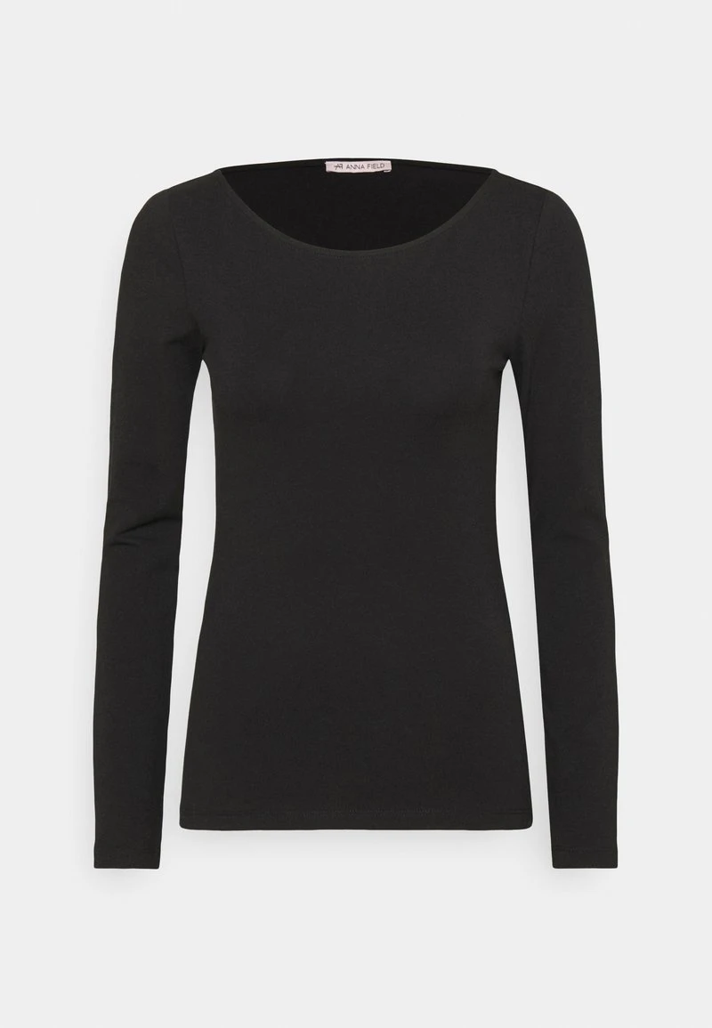 Anna Field 2 PACK - Langarmshirt - Black/mottled Grey 2 Anna Field 2 PACK - Langarmshirt - Black/mottled Grey – Bild 2