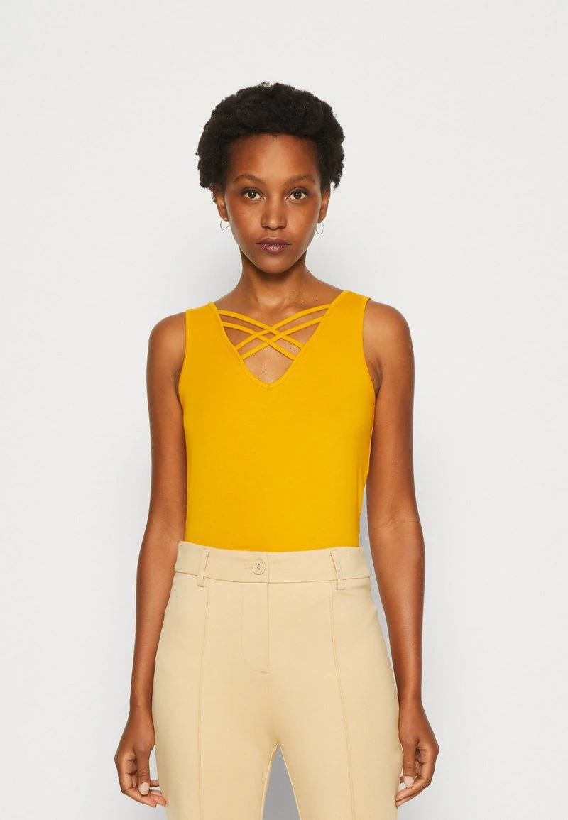 Anna Field Top - Dark Yellow 1 Anna Field Top - Dark Yellow