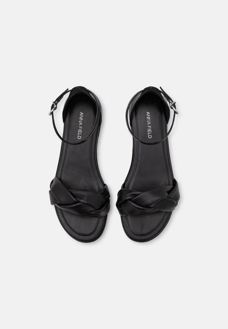 LEATHER - Riemensandalette - Black 6 LEATHER - Riemensandalette - Black – Bild 6