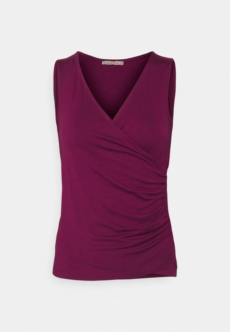 Anna Field Top - Dark Red 4 Anna Field Top - Dark Red – Bild 4