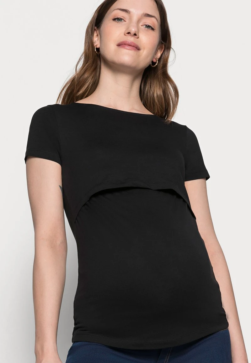 NURSING 2er PACK - Basic T-shirt - T-Shirt Basic - Dark Blue/black 5 NURSING 2er PACK - Basic T-shirt - T-Shirt Basic - Dark Blue/black – Bild 5